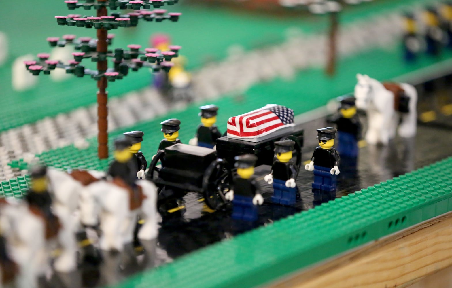 PHOTOS: A million LEGO bricks honor veterans in display at the Air Force Museum