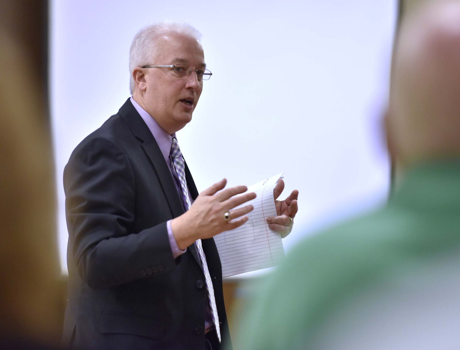 After a Journal-News report about Middletown Councilman Dan Picard’s suggestion the city’s public safety services not respond to some overdose calls, officials spent the last several days answering questions from national media outlets, City Manager Doug Adkins (pictured) said. NICK GRAHAM/STAFF 2016