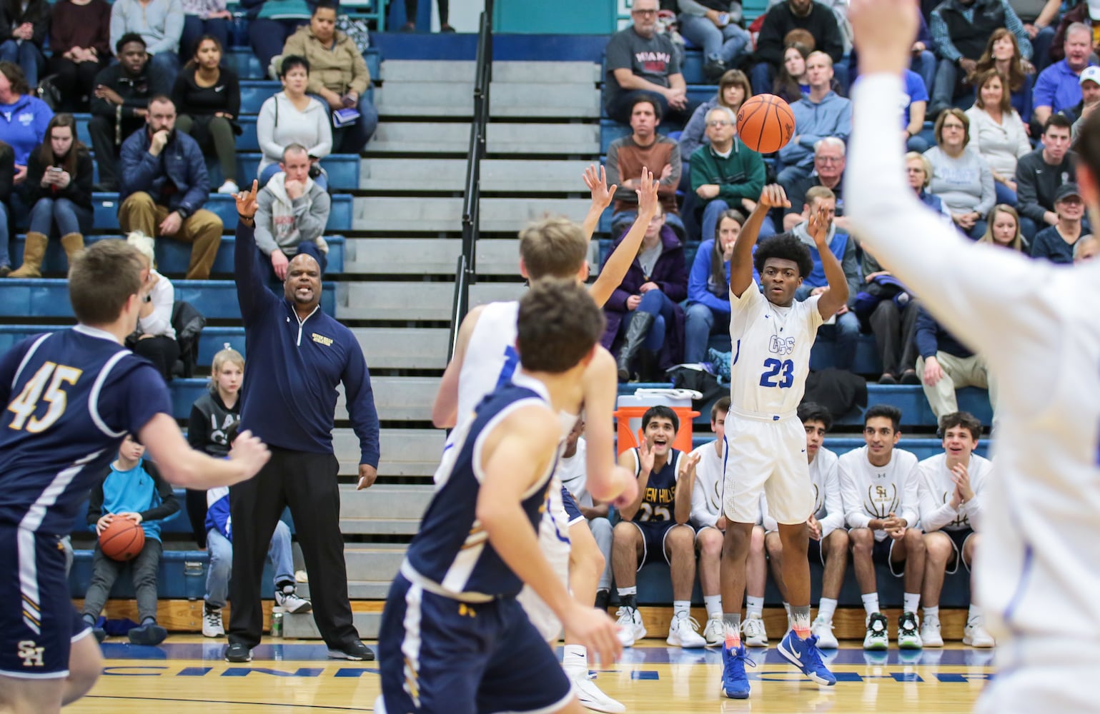 PHOTOS: Cincinnati Christian Vs. Seven Hills Basketball