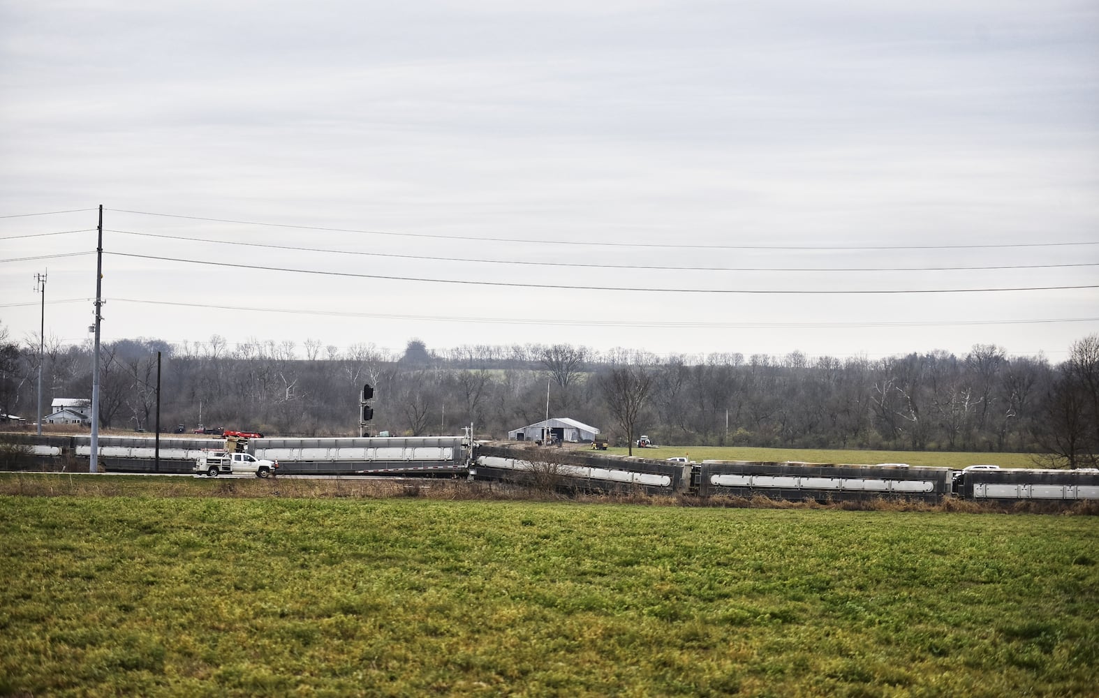 Train derailment in Wayne Twp. Butler County