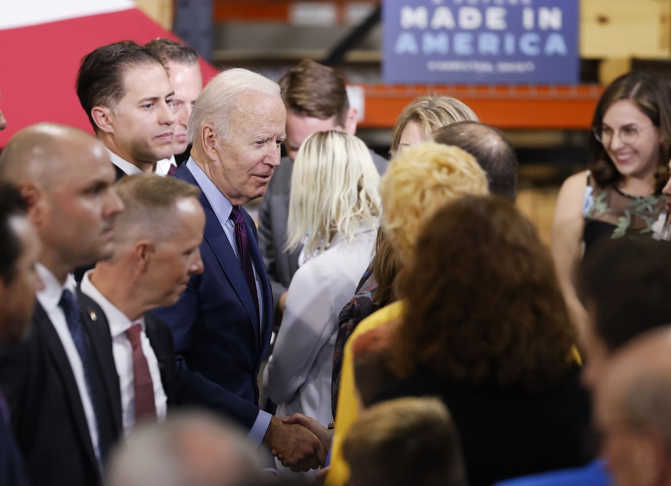 President Joe Biden in Hamilton