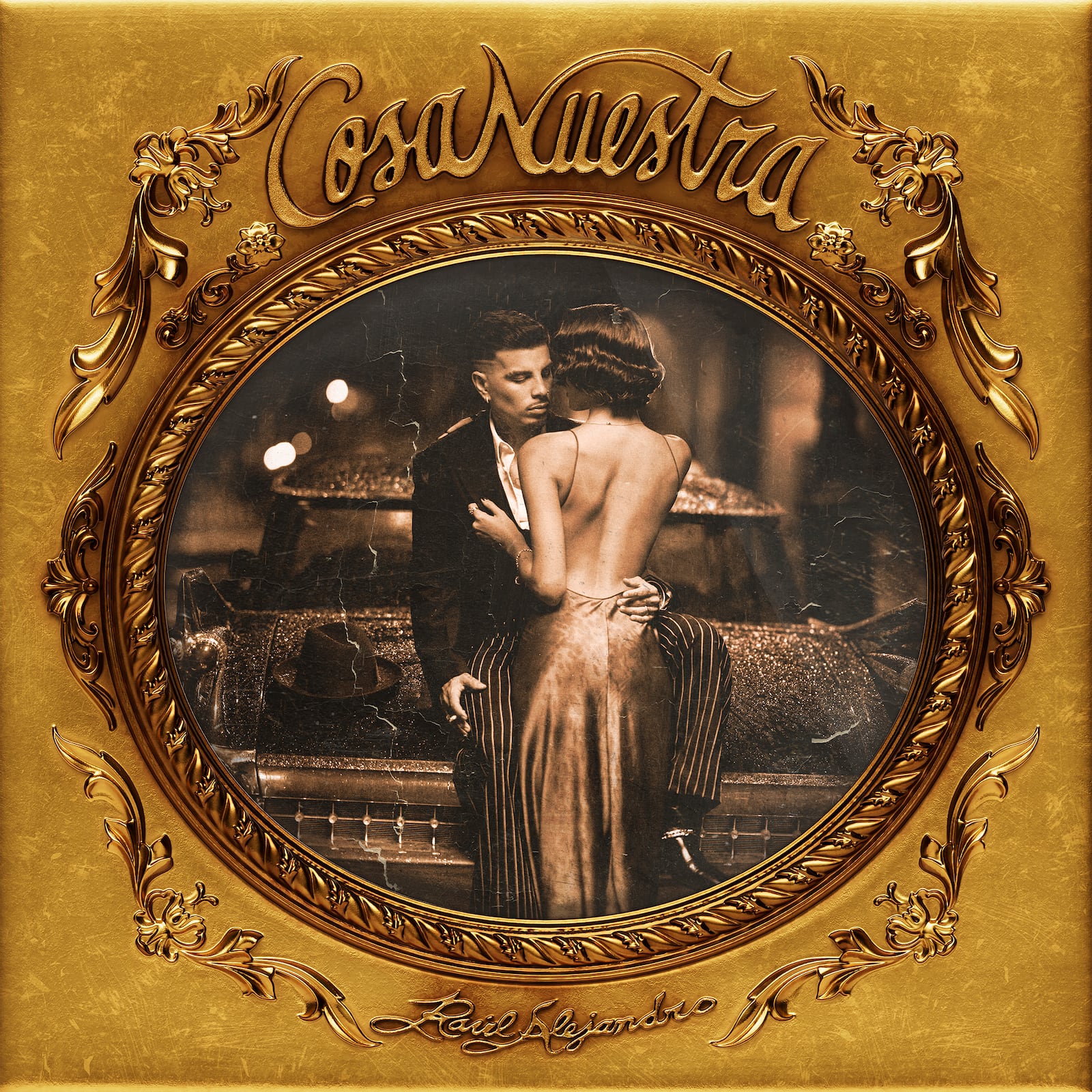 This album cover image released by Sony Music shows "Cosa Nuestra" by Rauw Alejandro. (Sony Music via AP)