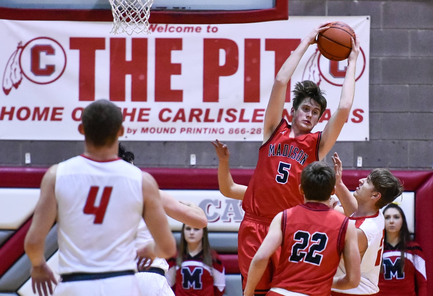 Carlisle vs Madison basketball