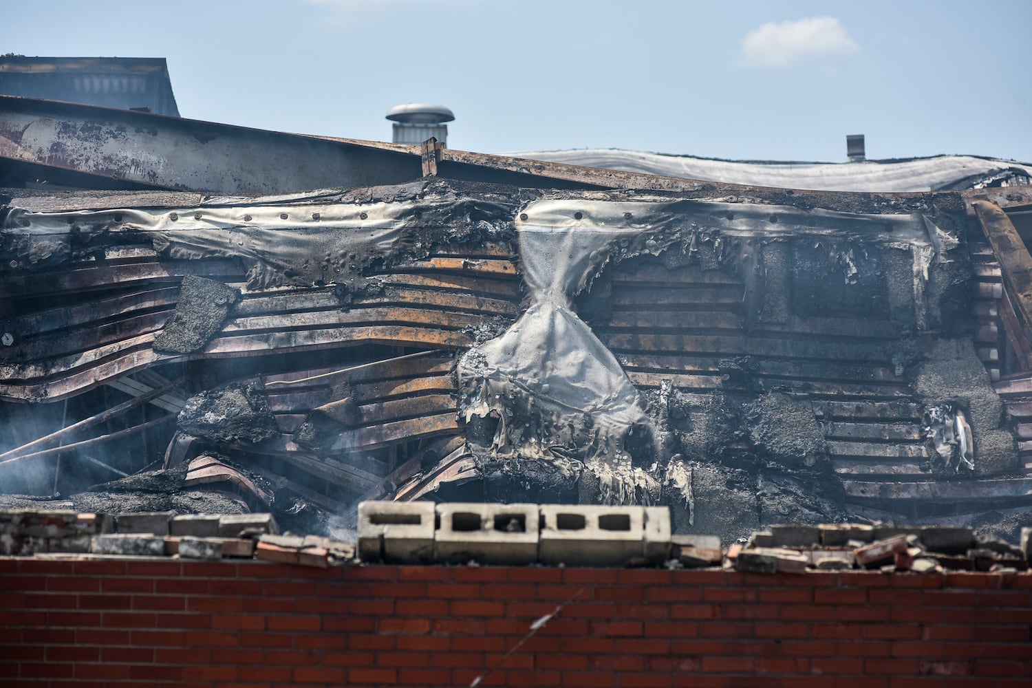 Aftermath of massive warehouse fire in Hamilton