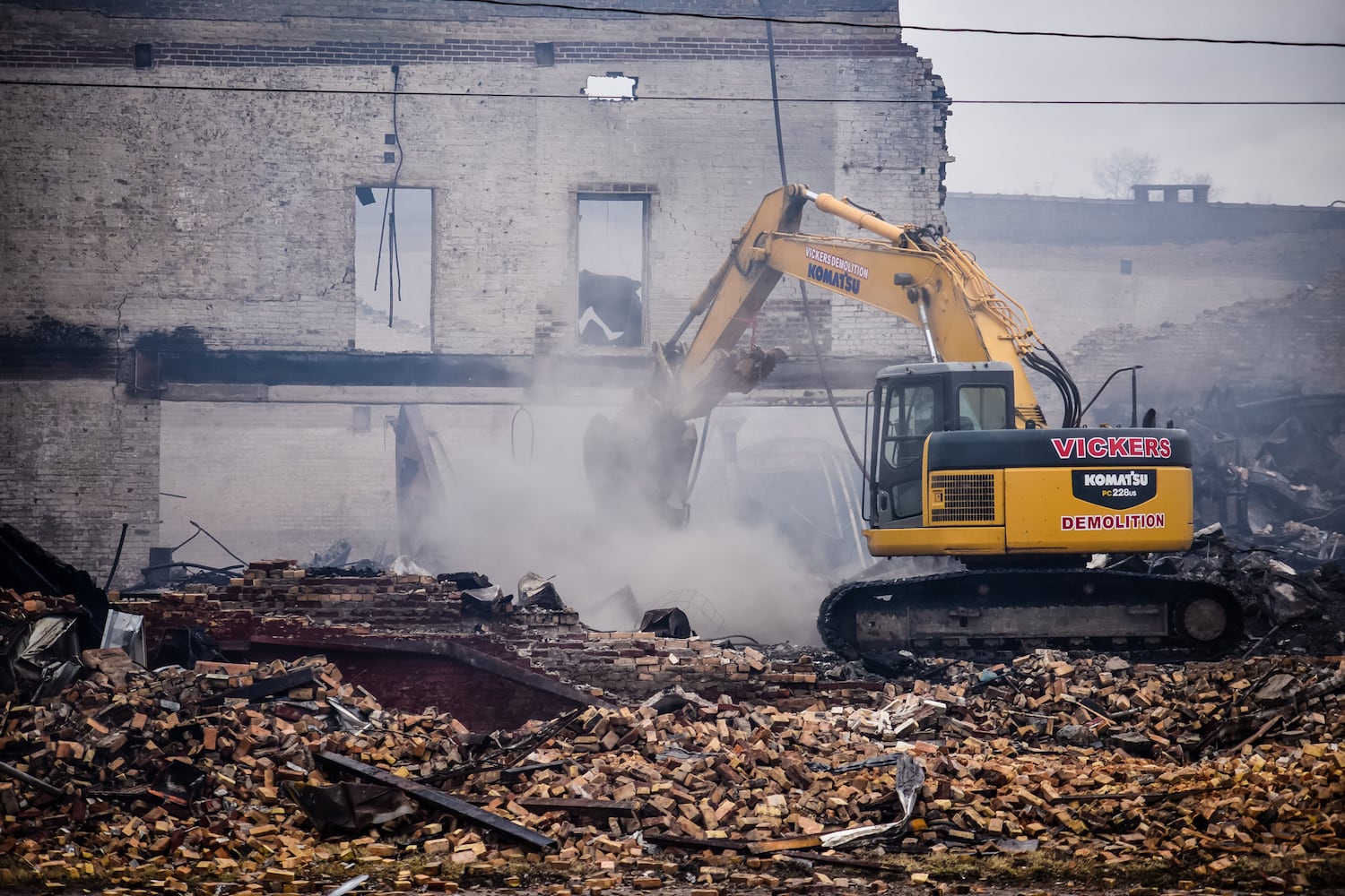 PHOTOS: Aftermath of huge New Year’s Day warehouse fire in Middletown