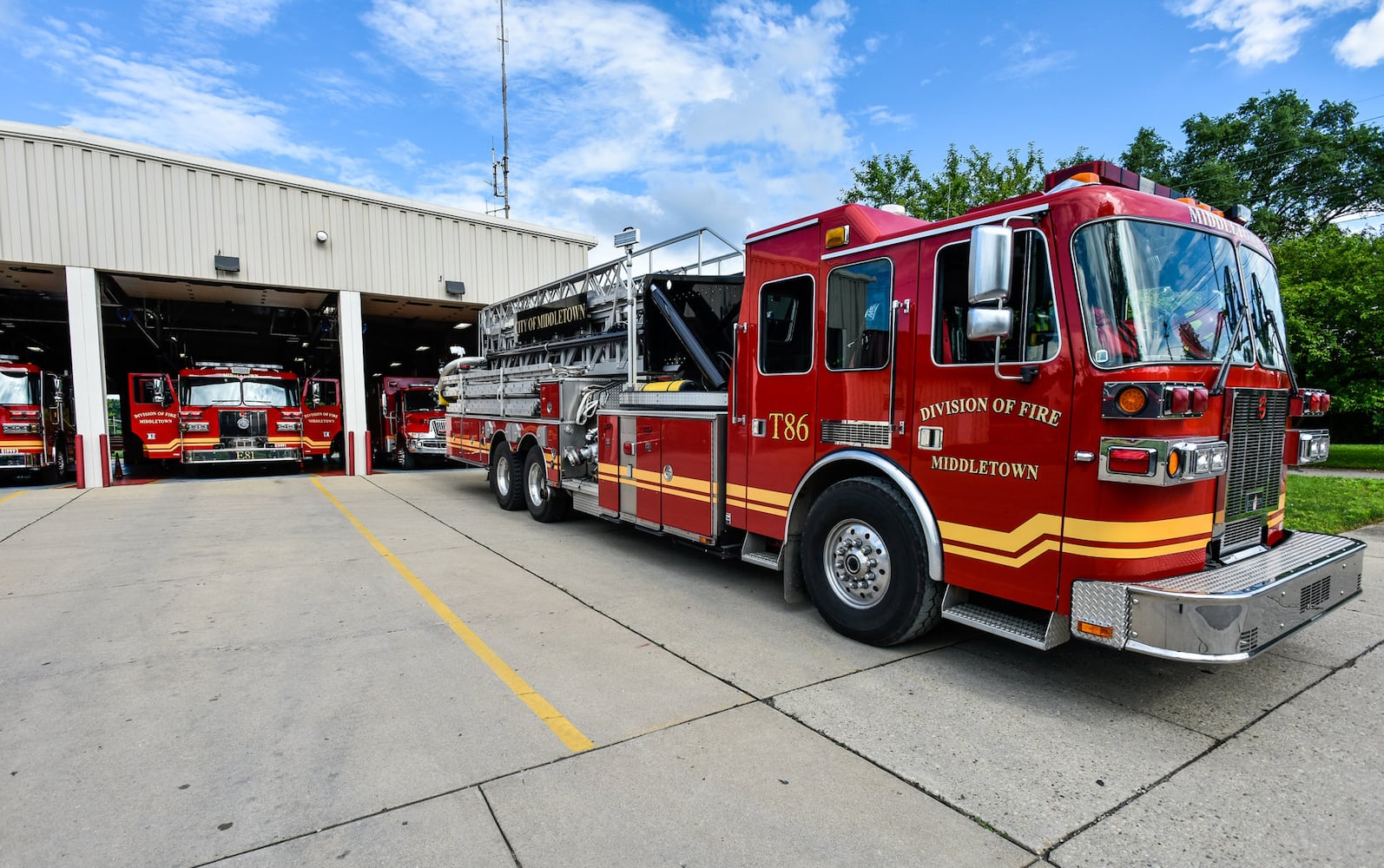 City council and officials tour Middletown fire stations