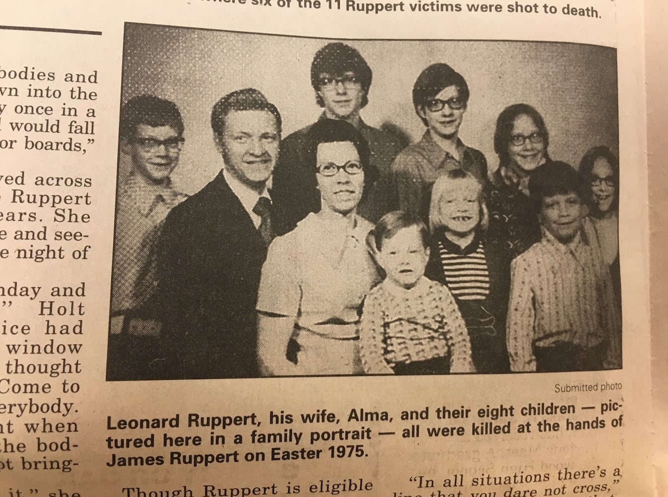 PHOTOS: James Ruppert, who killed 11 family members in 1975 in a Hamilton home, from the archives.