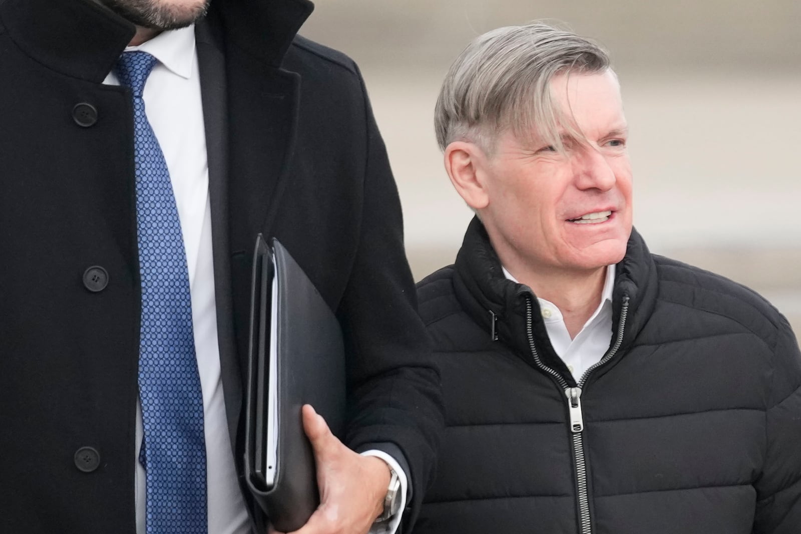 Matthew Smith leaves a federal courthouse in Central Islip, N.Y., Tuesday, Dec. 3, 2024. (AP Photo/Seth Wenig)