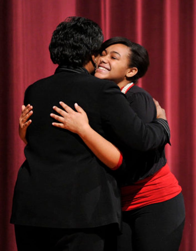 Anita Scott Jones speaks at Middletown H.S.