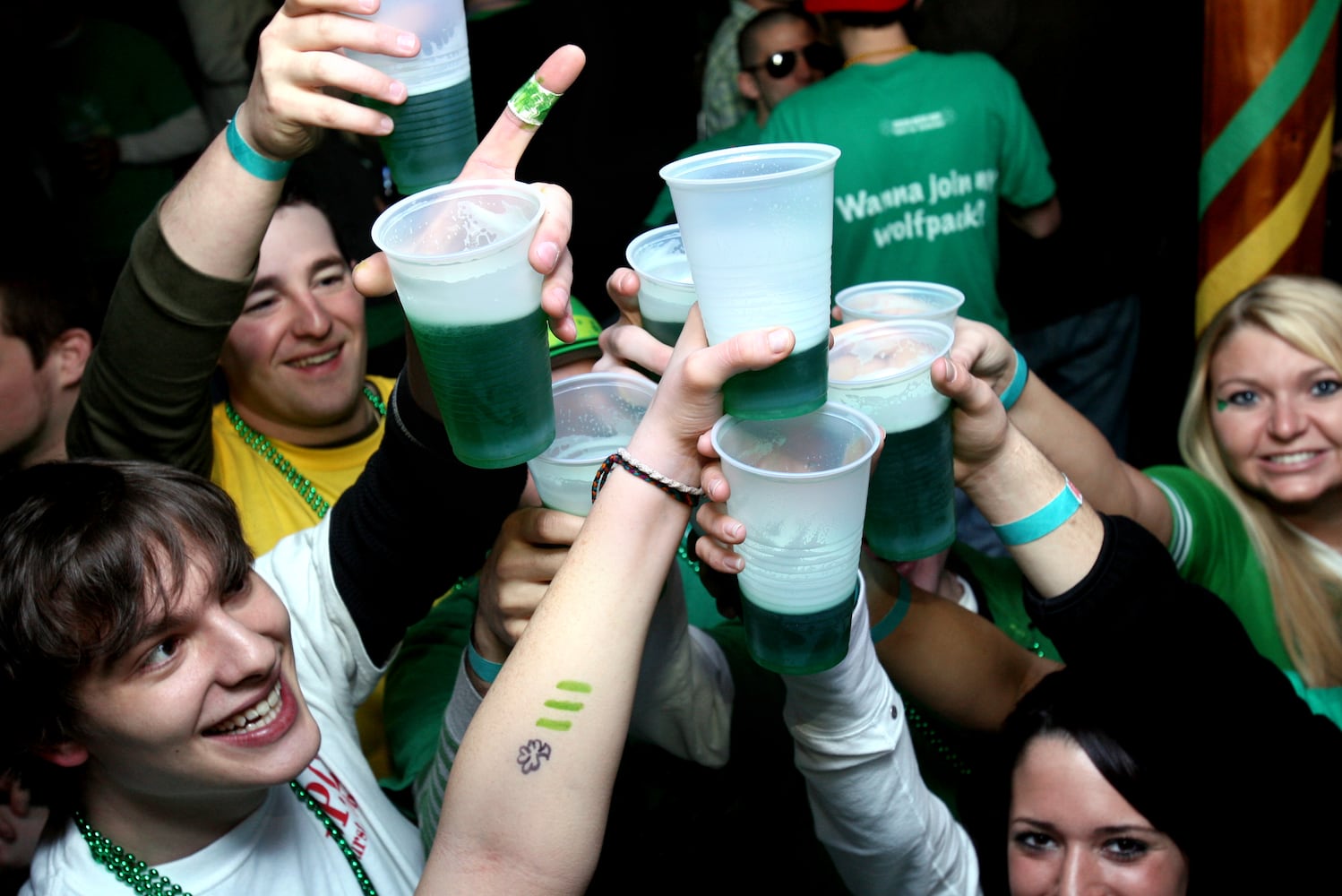 Green Beer Day in Oxford through the years