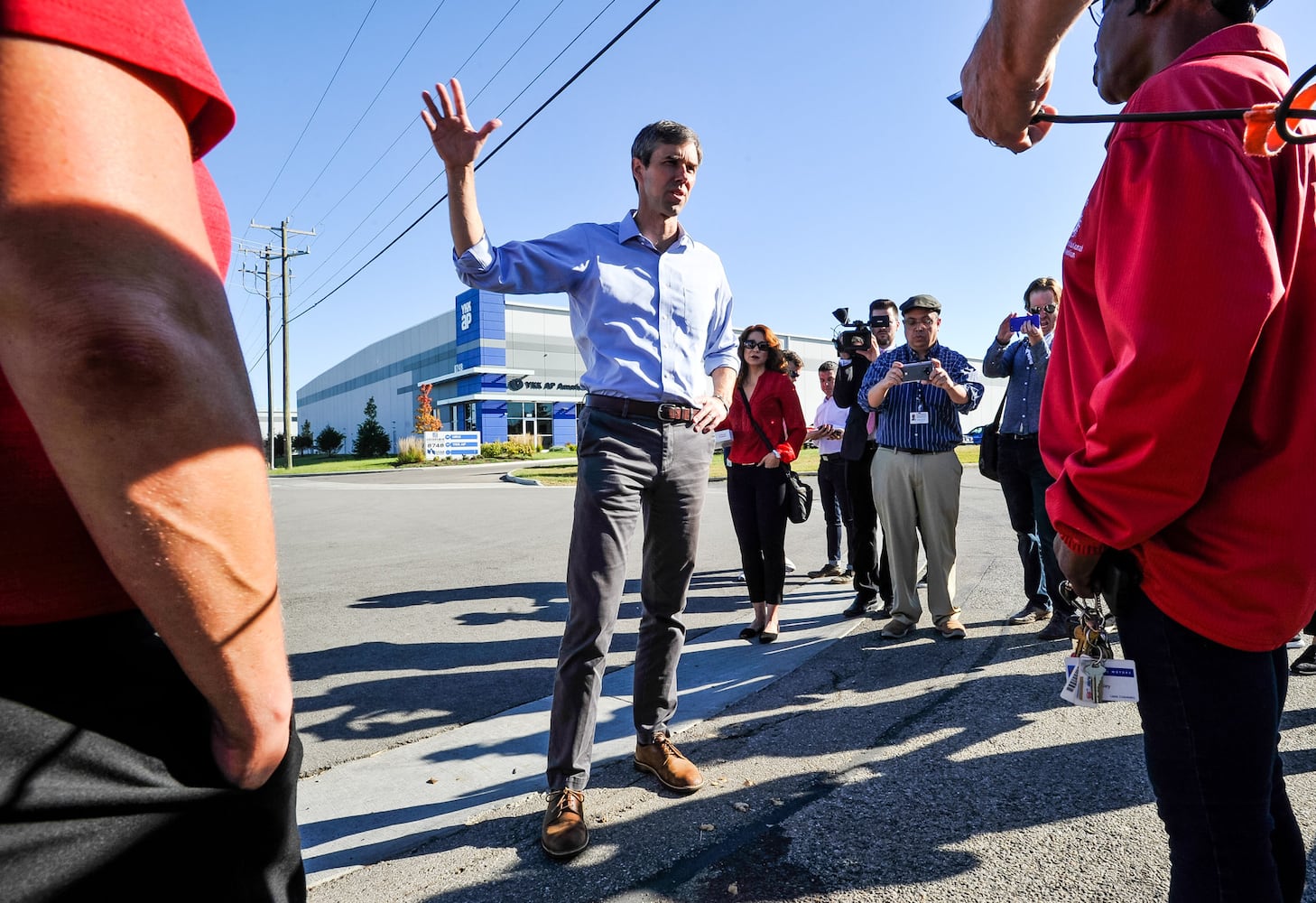 Presidential candidate visits UAW workers on strike in  West Chester