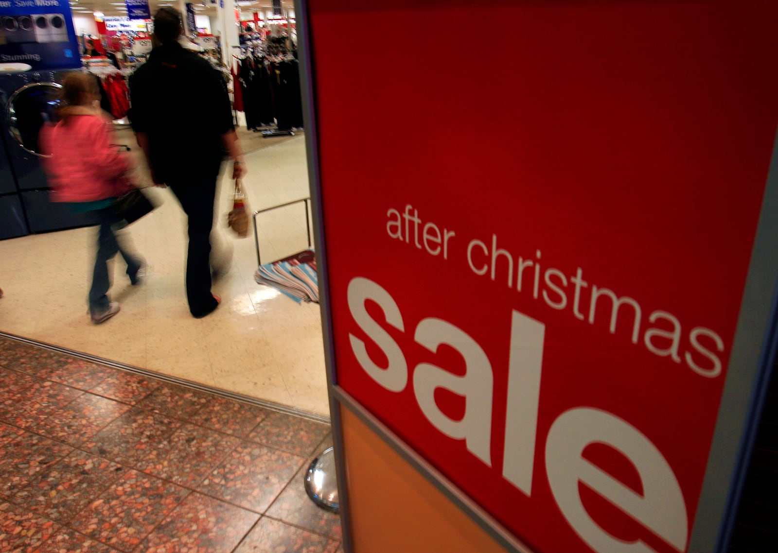 Shoppers enter Sears at the Town Mall in Middletown, Ohio Tuesday, December 26, 2006. The store, like most in the mall, was having an after Christmas sale. Staff photo by Gary Stelzer