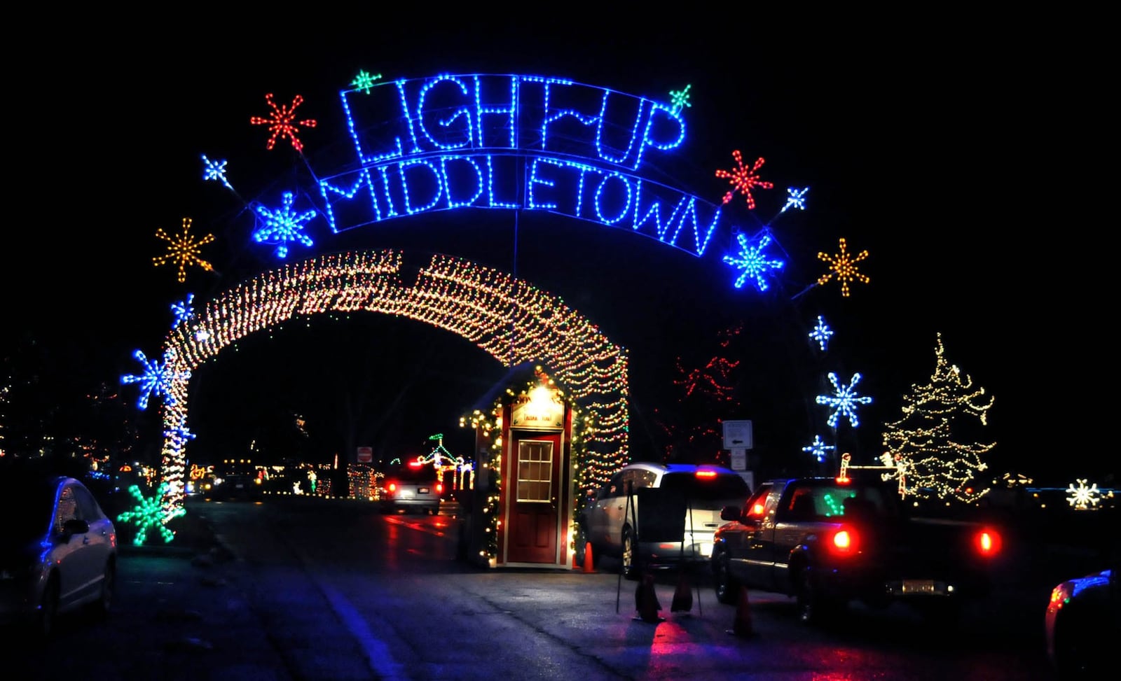 Light Up Middletown, a drive-through holiday lights display at Smith Park, Ohio opens for its 14th year on Friday.