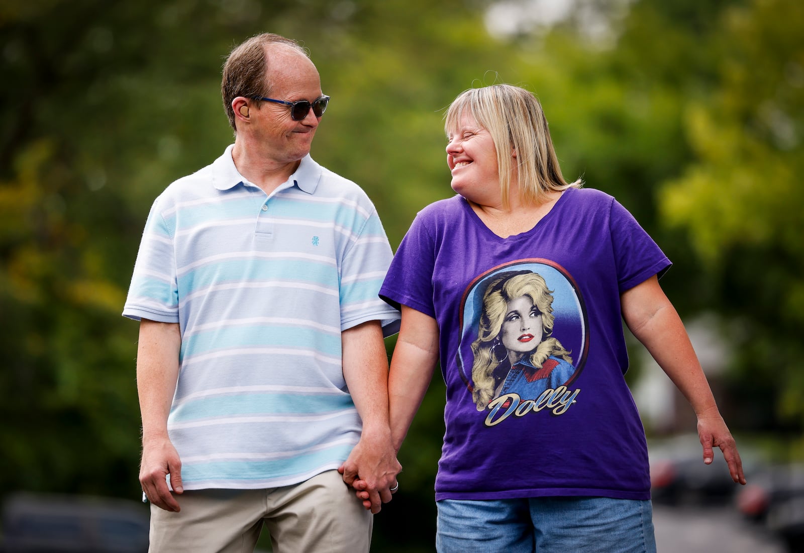 Shawn and Heather O'Grady, a couple with Down Syndrome, have been married for 21 years. NICK GRAHAM/STAFF