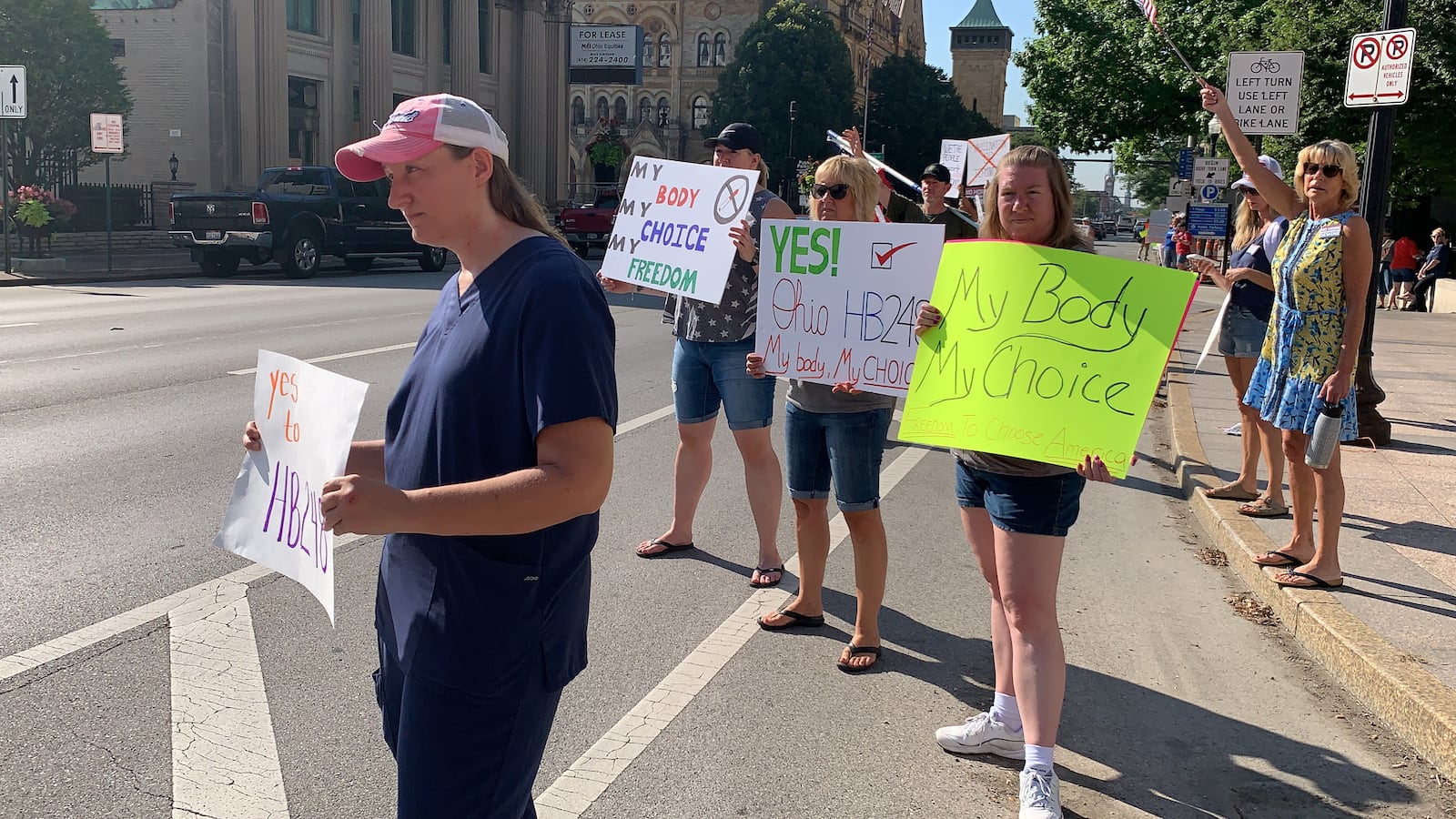 Controversial House Bill 248 drew a crowd of hundreds of supporters who demonstrated outside and packed inside the atrium and halls of the Statehouse building. 