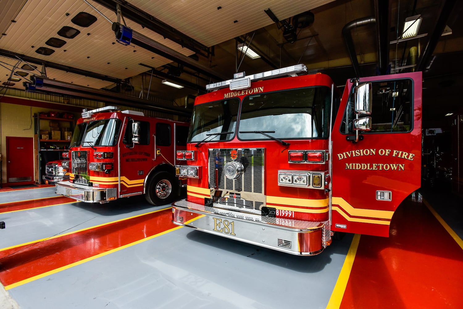 City council and officials tour Middletown fire stations