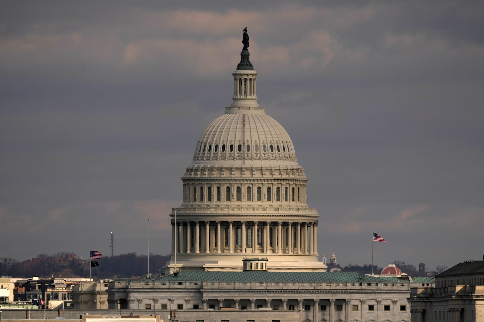 The U.S. Capitol is seen, Saturday, Feb. 1, 2025, in Washington. (AP Photo/Carolyn Kaster)