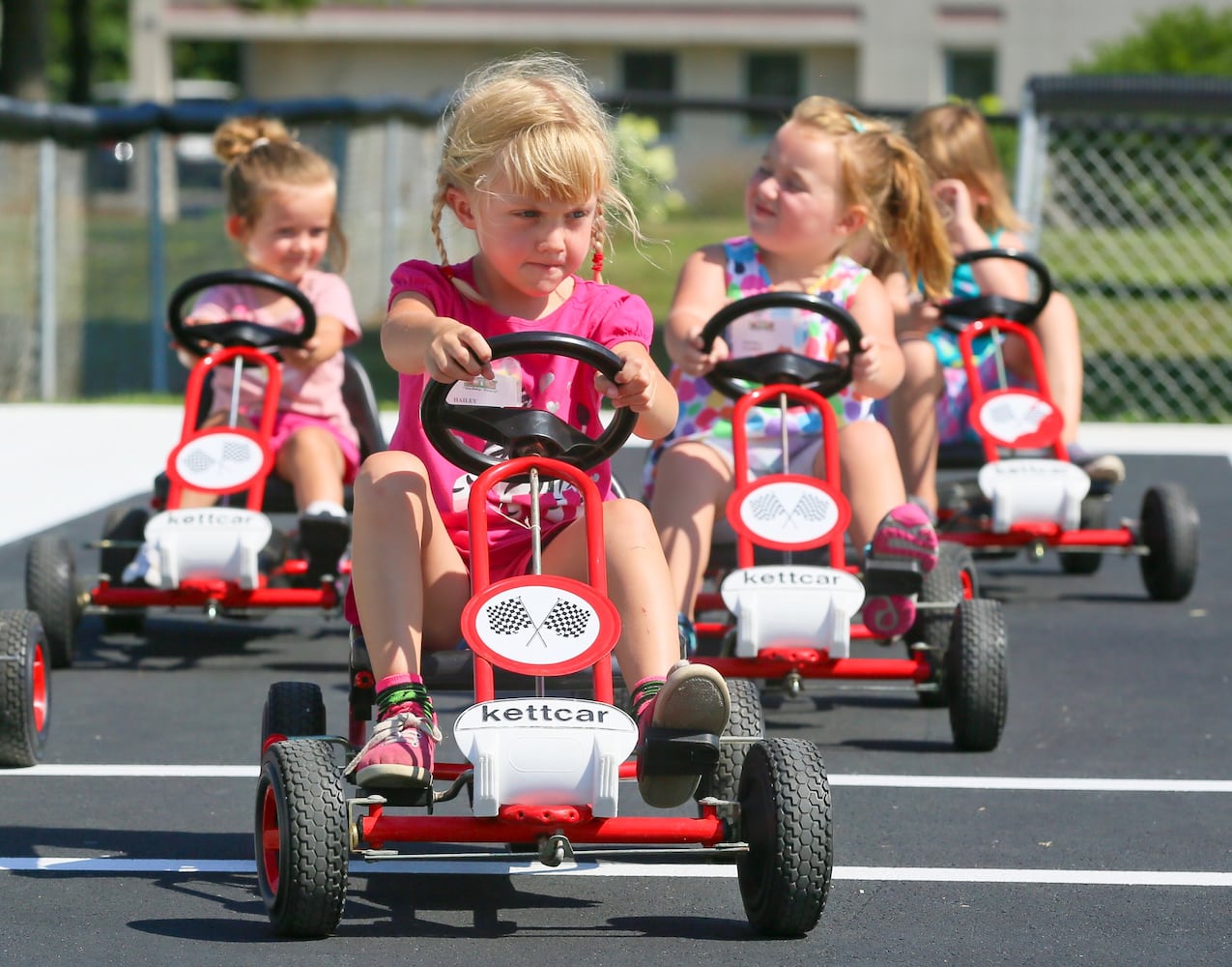 Youngsters learn safety lessons in renovated Safety Town