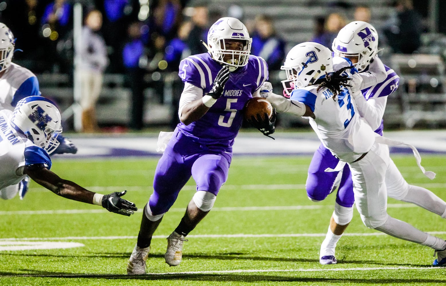 Hamilton Big Blue football beats Middletown Middies Friday, Oct. 19