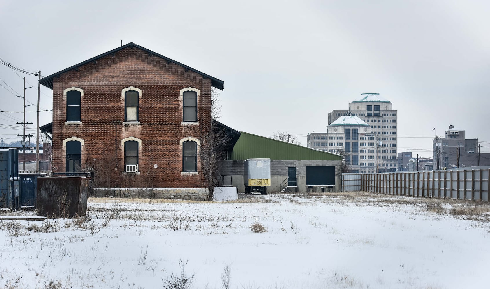 Freight house on Maple Avenue in Hamilton