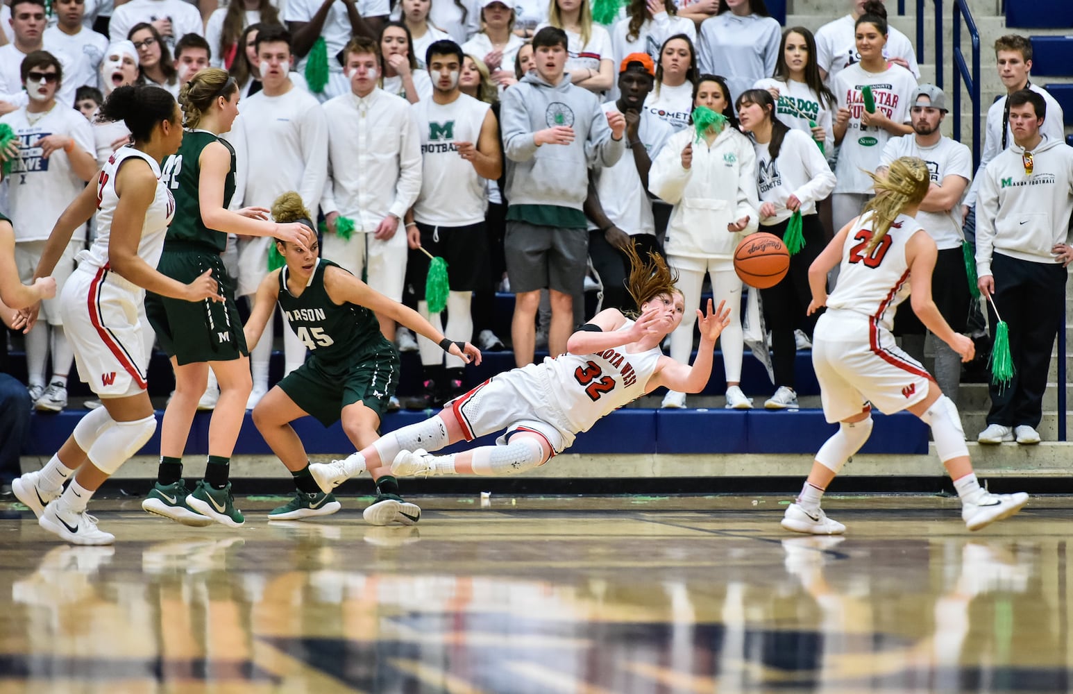 Mason vs Lakota West girls basketball