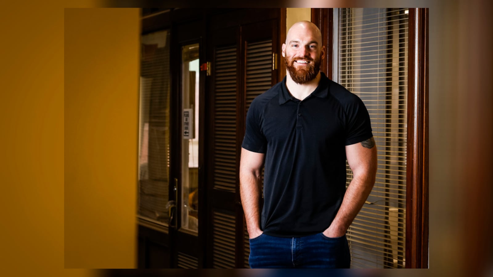 Matt Lengel, a former NFL tight end, is the Director of Facility Operations at Spooky Nook Sports Champion Mill. NICK GRAHAM / STAFF