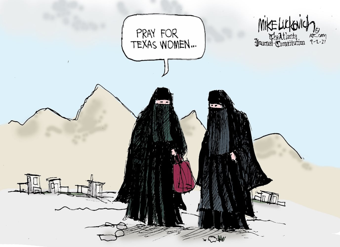 Week in cartoons: Afghanistan, Texas abortion law and more