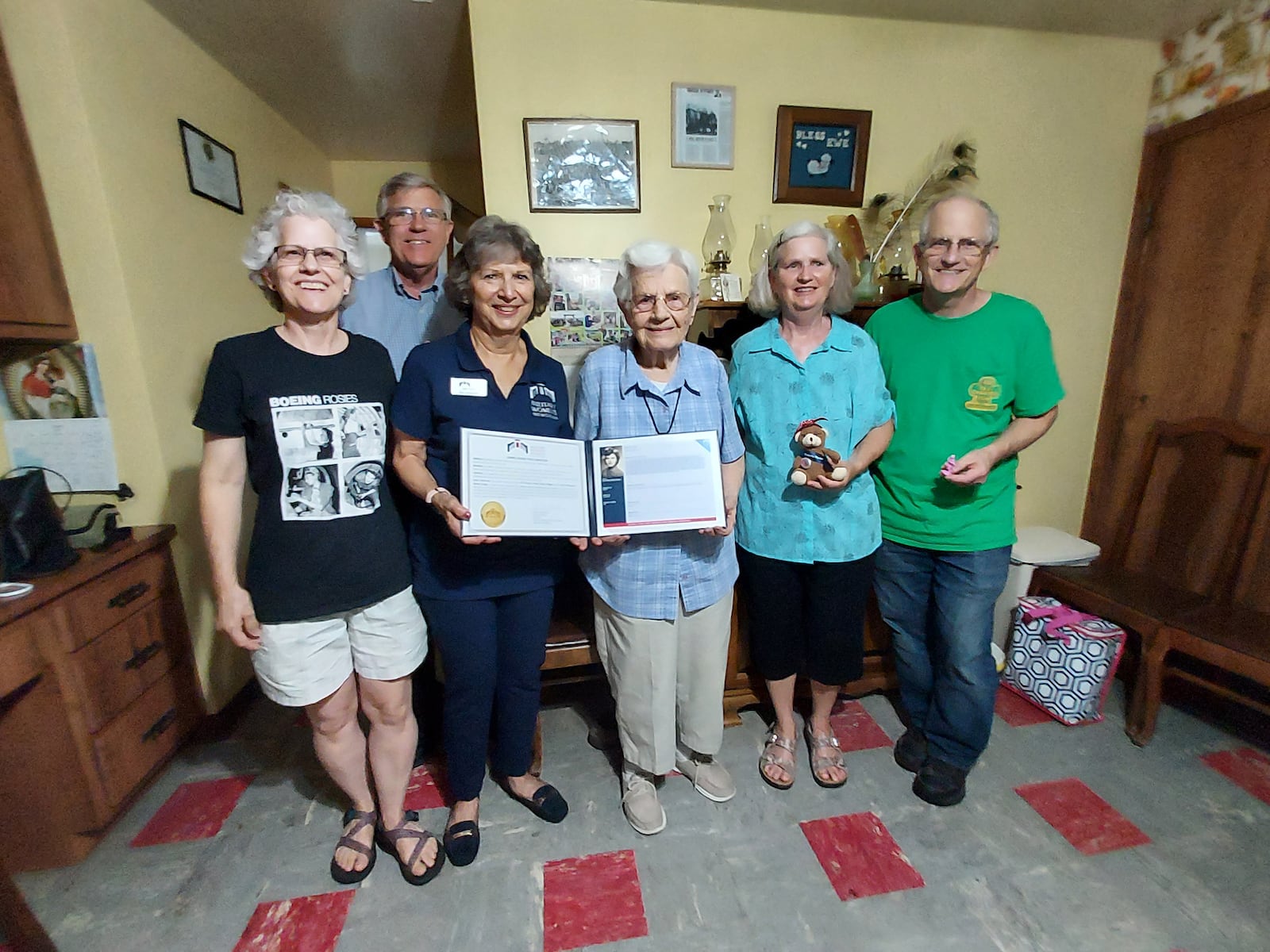 Grace Hogan received a Living Legend award from The Women's Memorial for her service in the military. Hogan is 99 and resides in Hamilton. CONTRI BUTED