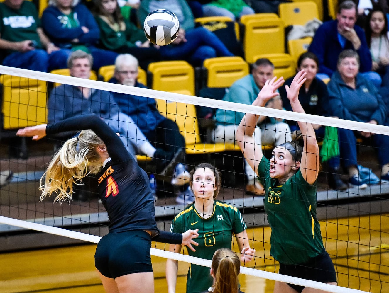 Fenwick vs McNicholas regional volleyball semifinal