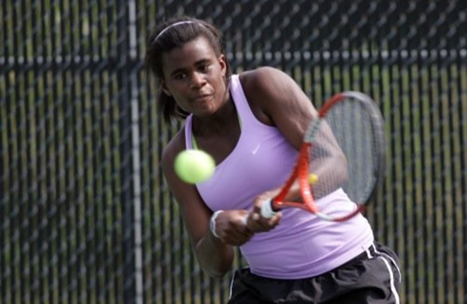 Lakota E. girls tennis practice