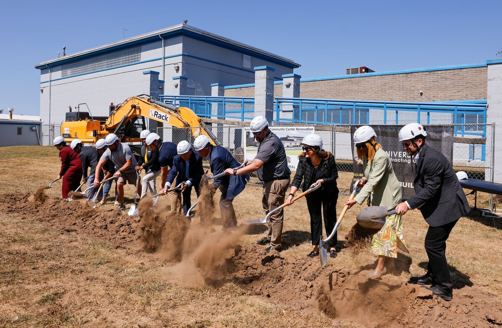 A groundbreaking ceremony was held for the expansion and renovation of the Robert "Sonny" Hill Community Center Monday, Sept. 9, 2024 in Middletown. NICK GRAHAM/STAFF