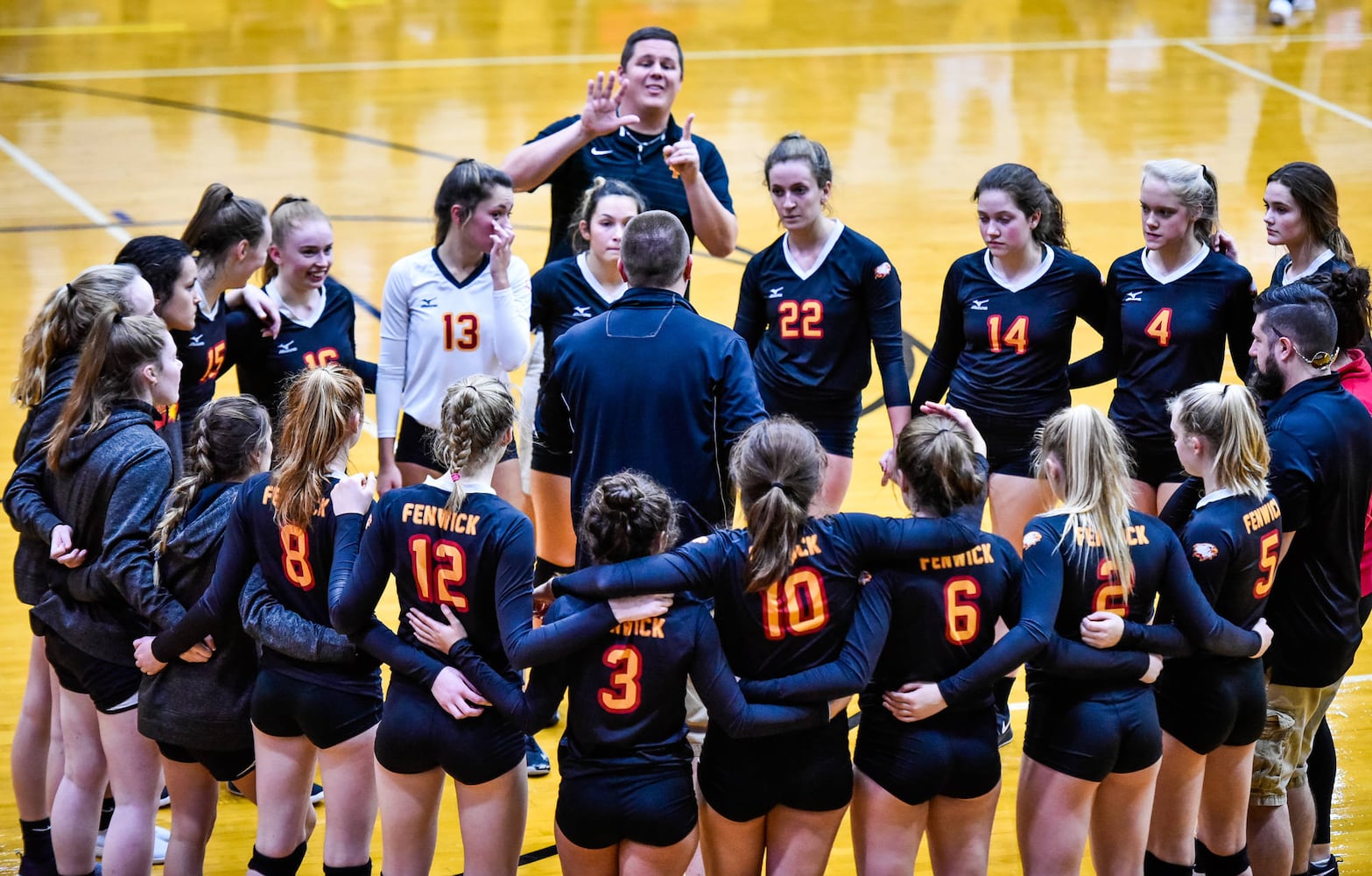 Fenwick vs McNicholas regional volleyball semifinal