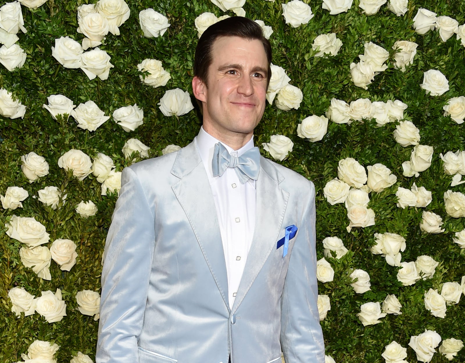 FILE - Gavin Creel arrives at the 71st annual Tony Awards at Radio City Music Hall on Sunday, June 11, 2017, in New York. (Photo by Evan Agostini/Invision/AP, File)