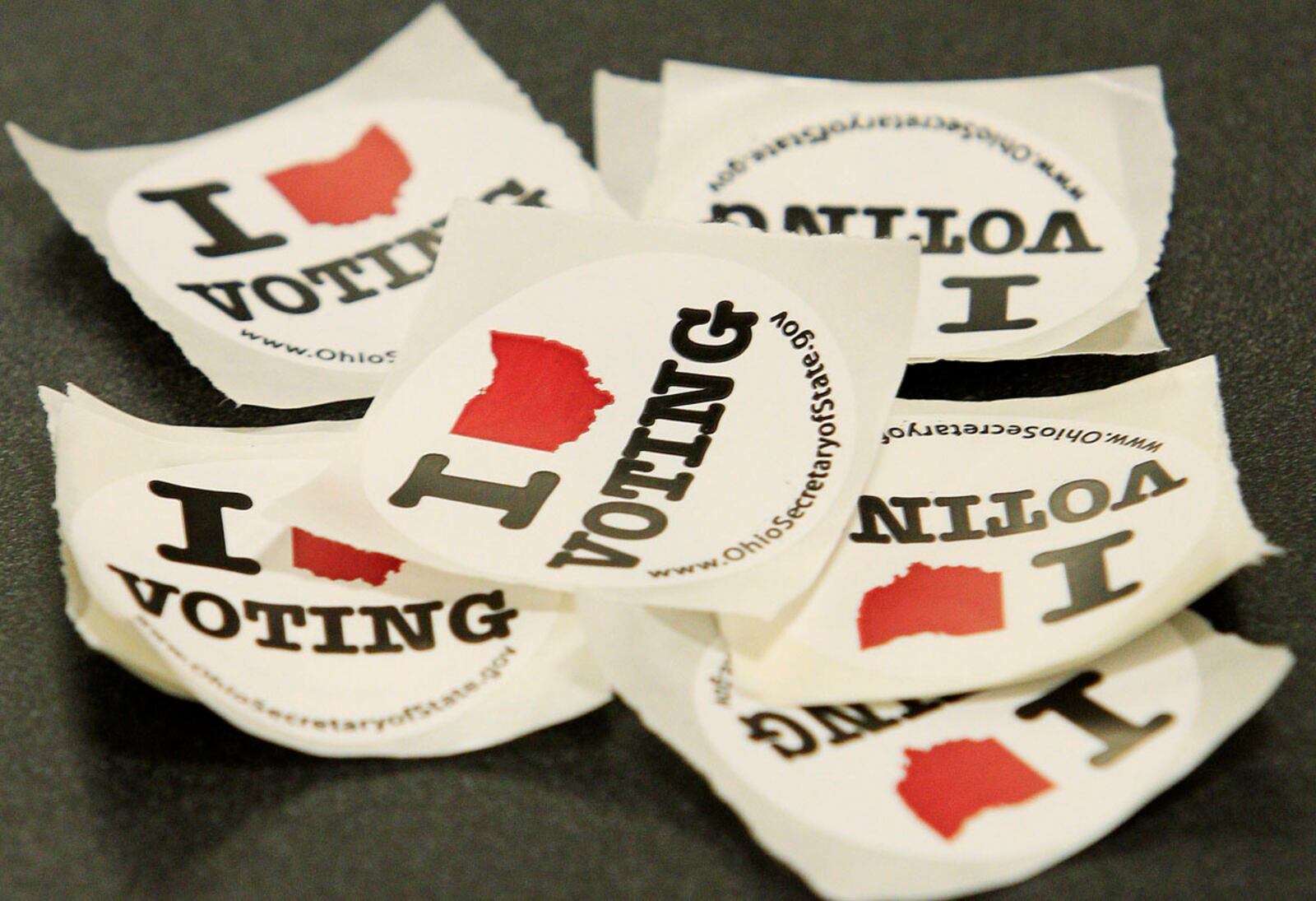 Early voting in Ohio runs until the day before the election in all counties. Election Day is March 17. The Butler County Board of Elections is at 1802 Princeton Road, Hamilton. (Photo by Jay LaPrete/Getty Images)