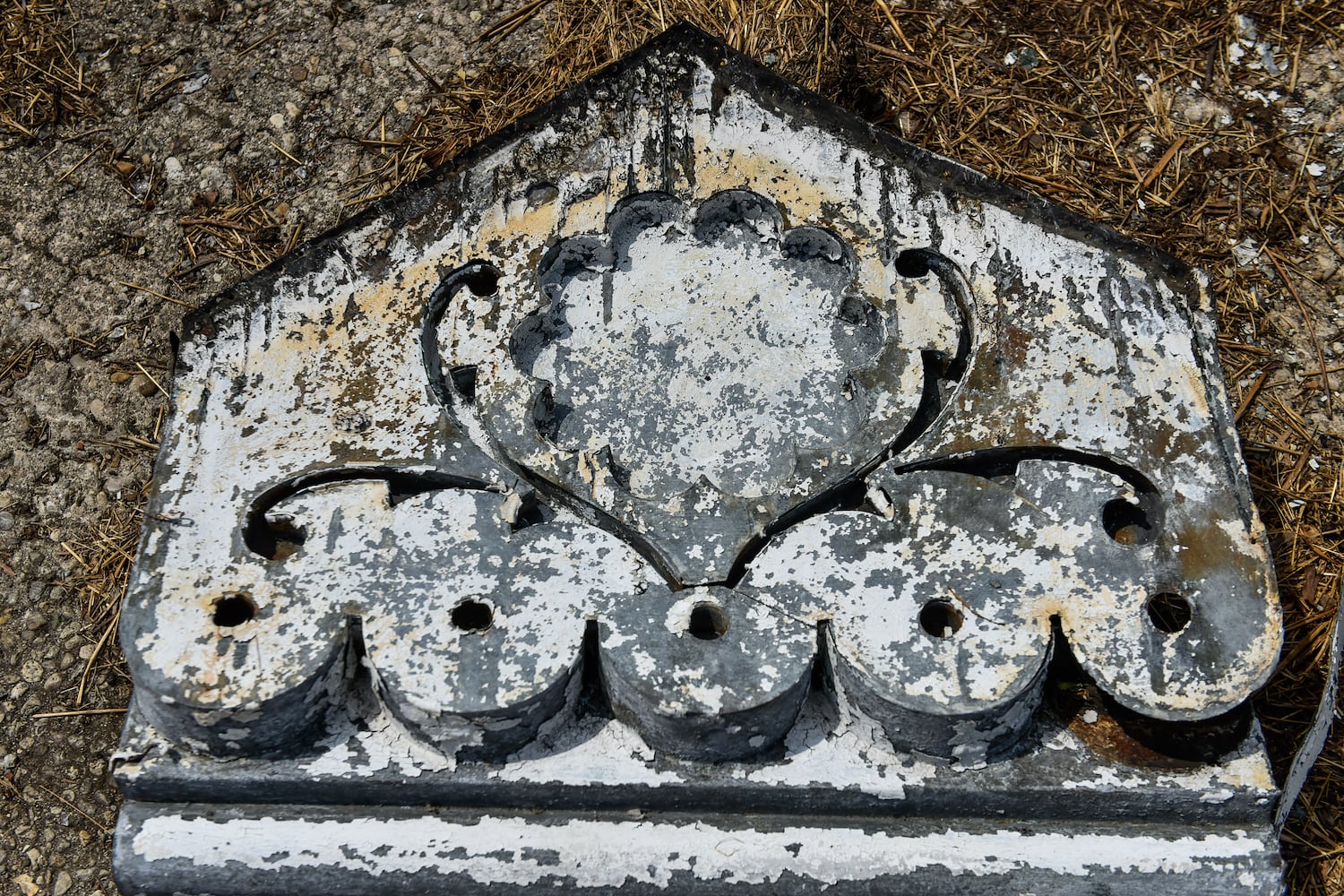 Architectural details salvaged from former Beckett Mill-Mohawk Fine Papers  office building in Hamilton