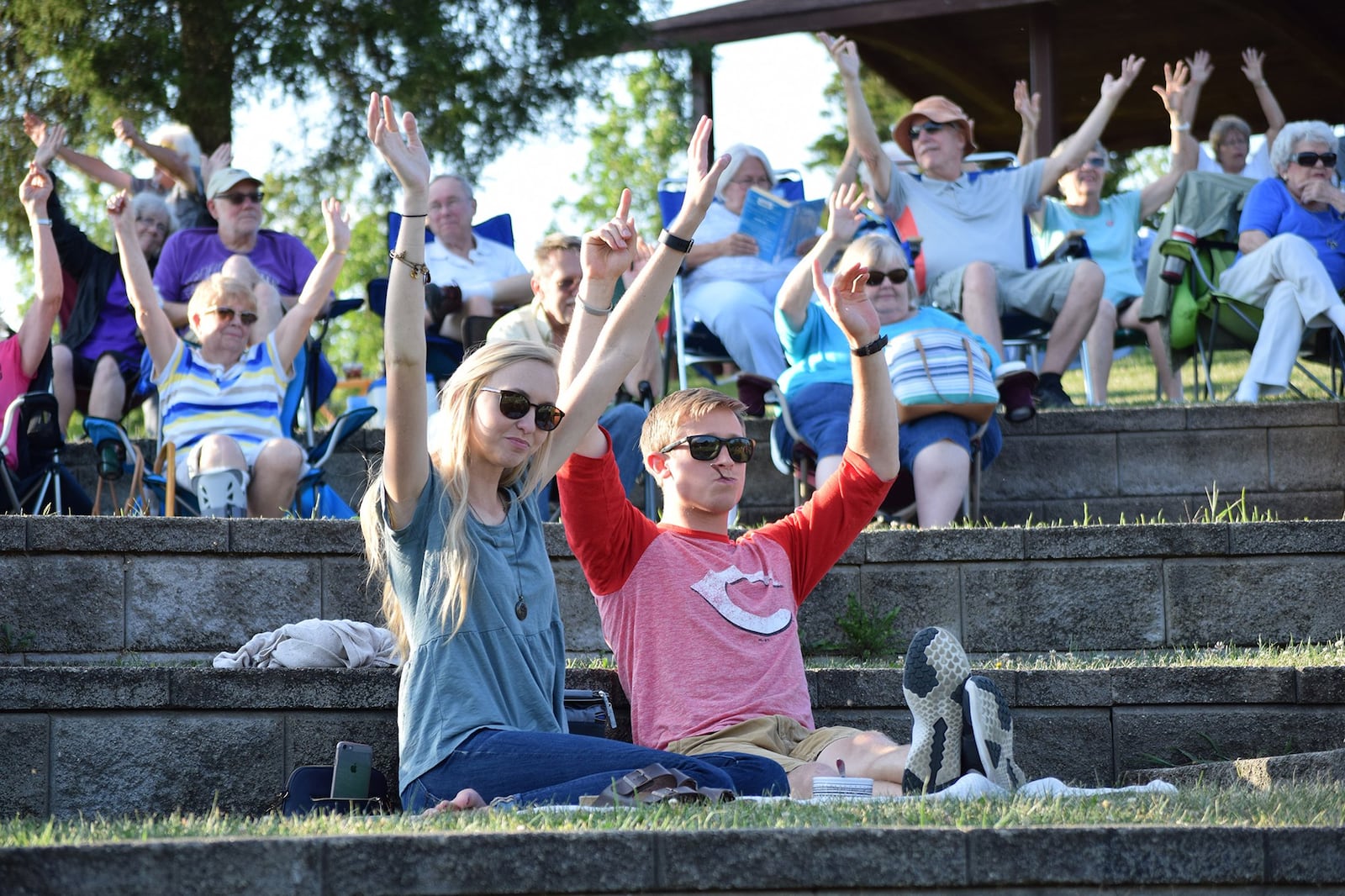 The West Chester Concert Series at Keehner Park has become an annual, summertime tradition for many residents. CONTRIBUTED