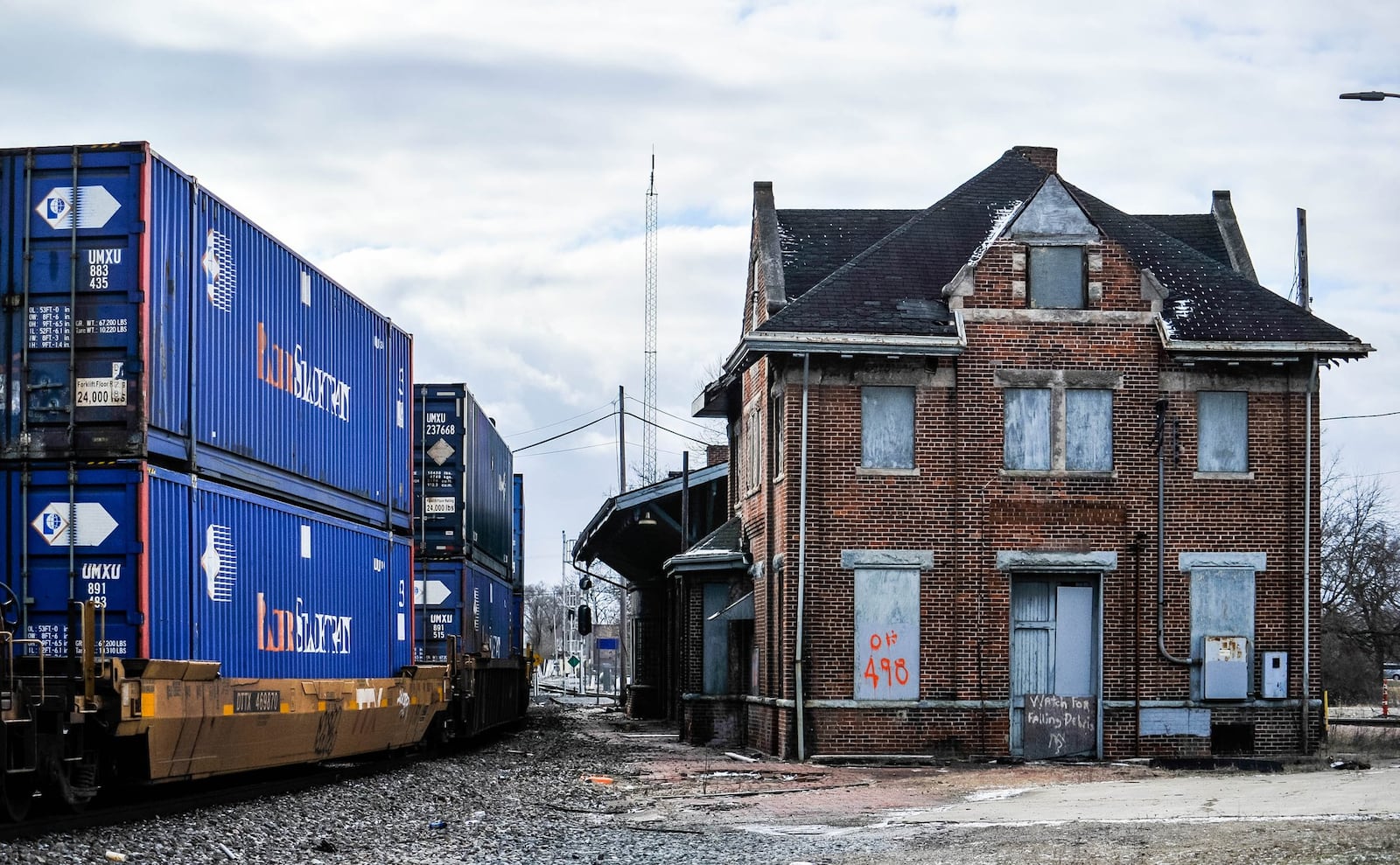 Mayor Pat Moeller doesnâ€™t want CSX to demolish the historic train passenger station located along South Martin Luther King Jr. Boulevard in Hamilton. NICK GRAHAM / STAFF