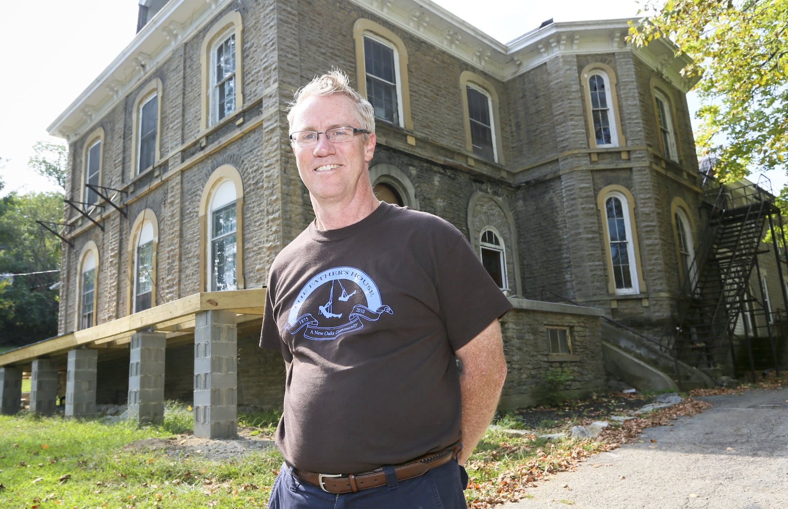 Daryl Gunnarson, along with his wife Roxann, are opening The Father’s House in a former orphanage on D Street in Hamilton. 