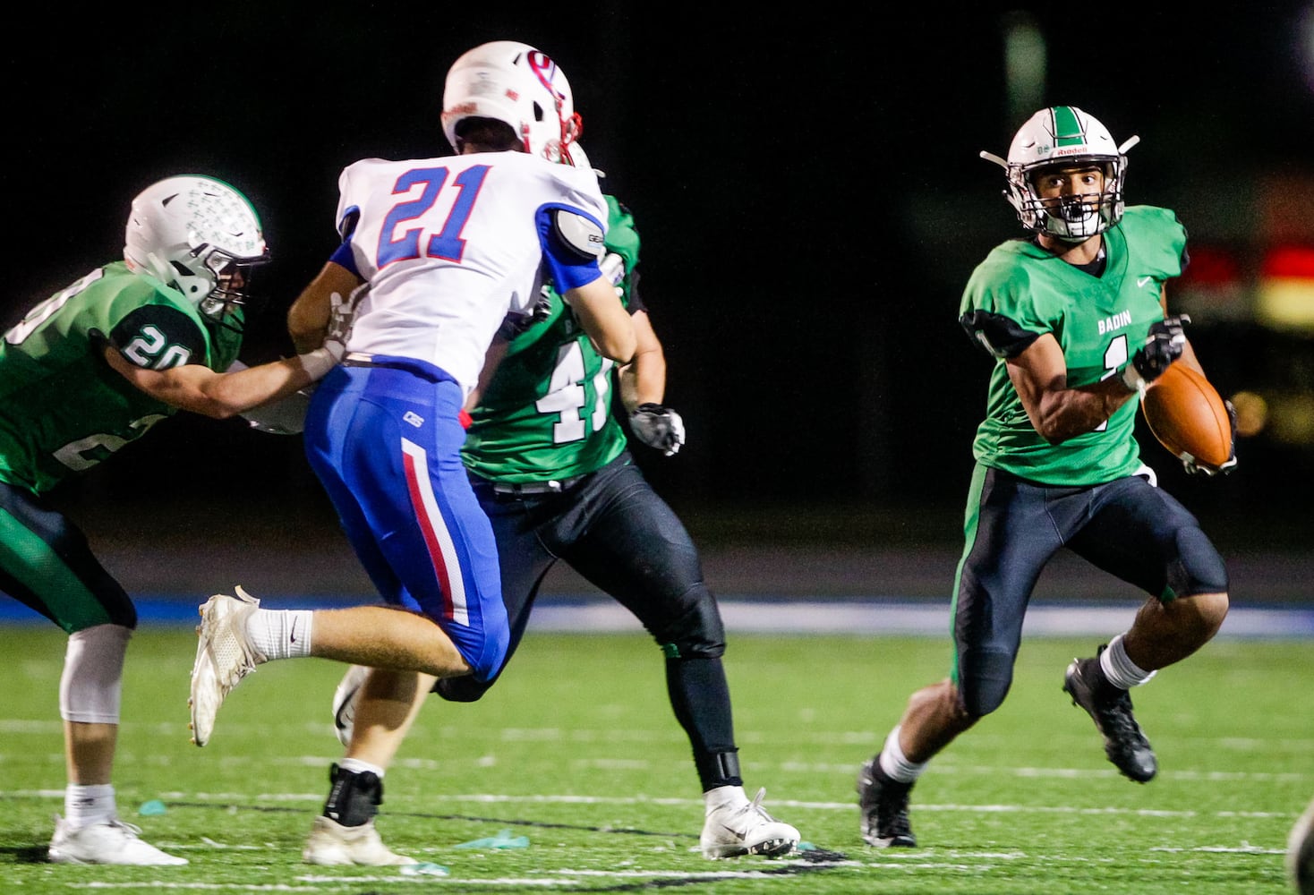 Badin vs Carroll Football