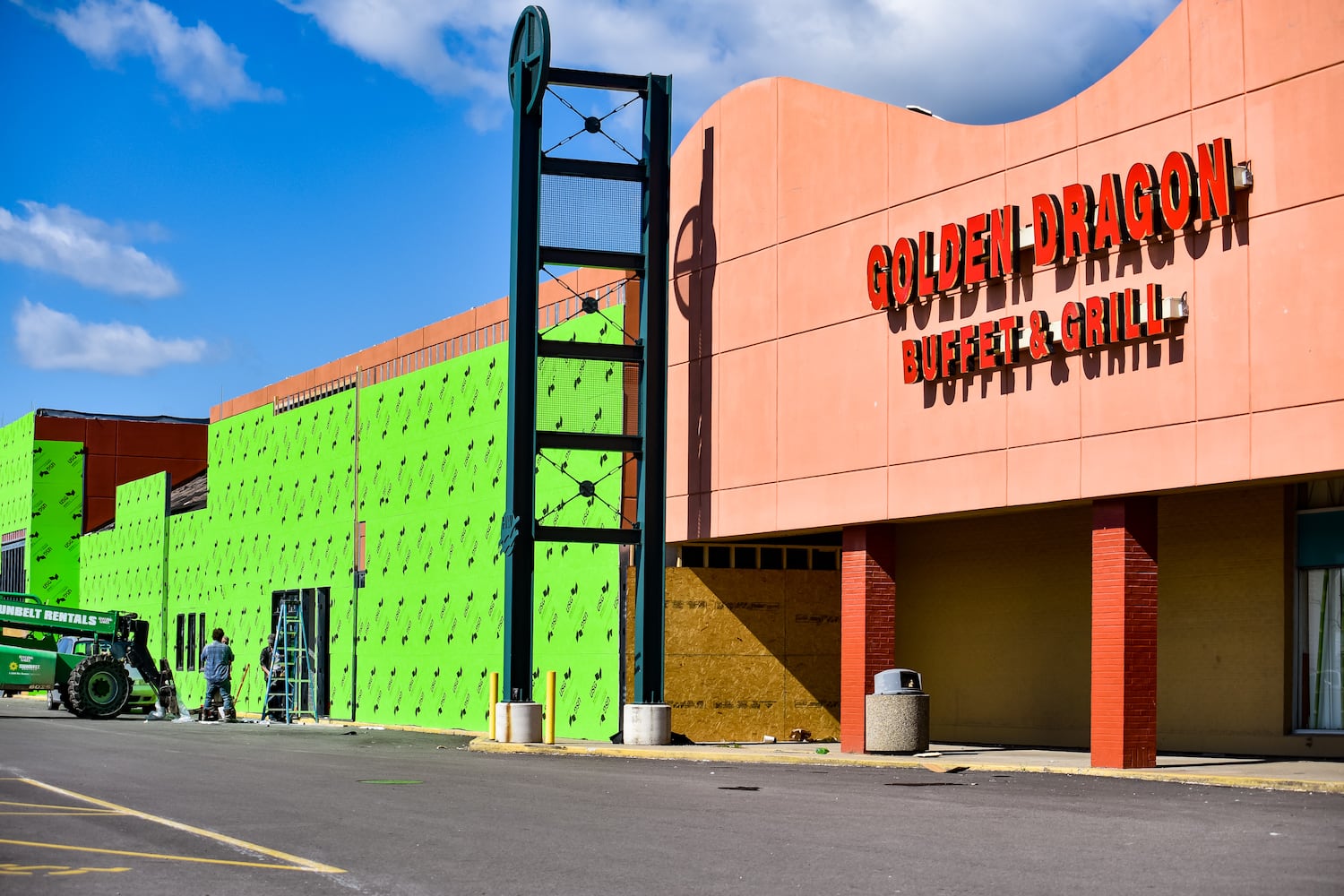 Demolition and construction underway at Hamilton West Shopping Center