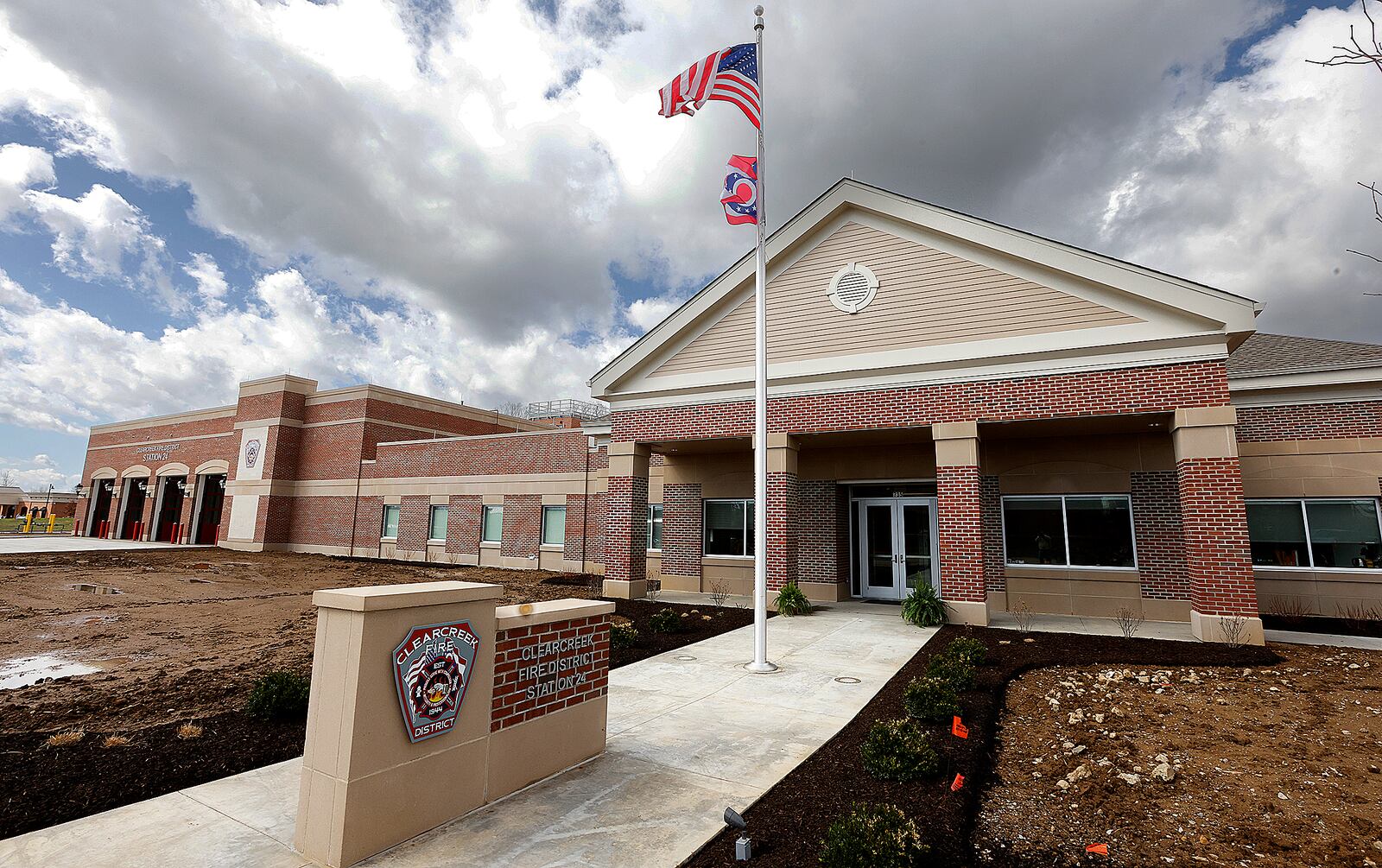 The Clearcreek Fire District held a grand opening celebration Monday, March 24, 2025, of Station 24, its 22,000-square-foot new fire station and headquarters in Springboro. MARSHALL GORBY\STAFF