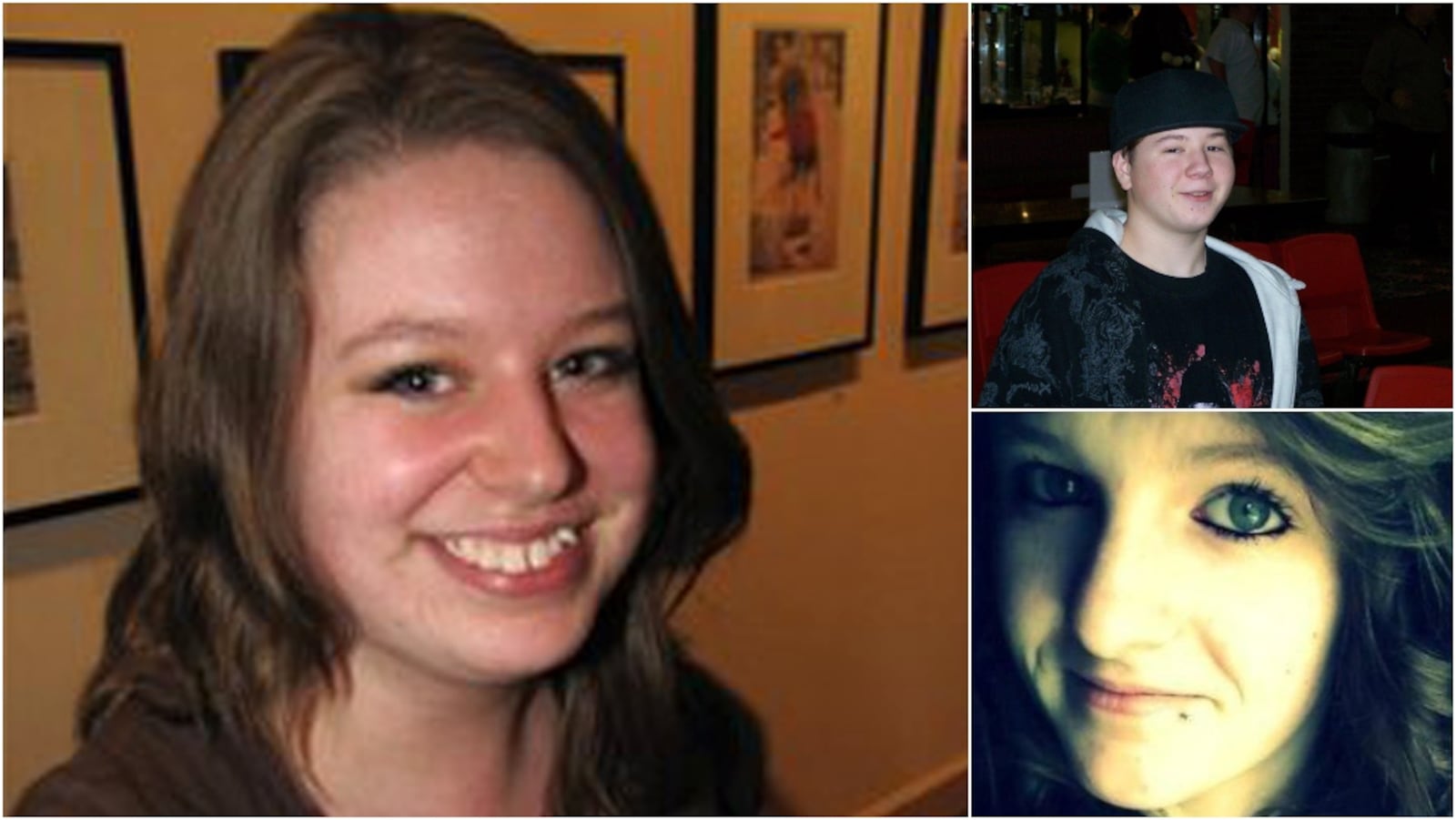 Katelyn Markham (left, clockwise), Joey Oakley and Chelsea Johnson are victims of unsolved homicides in Fairfield.