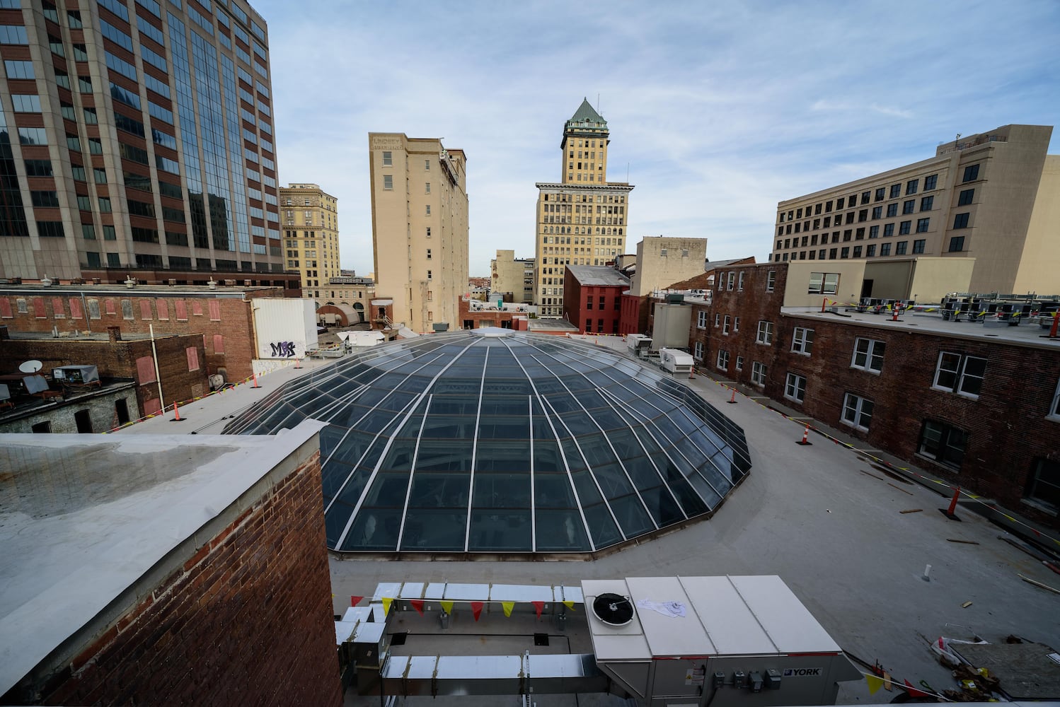 Dayton Arcade construction October 2020