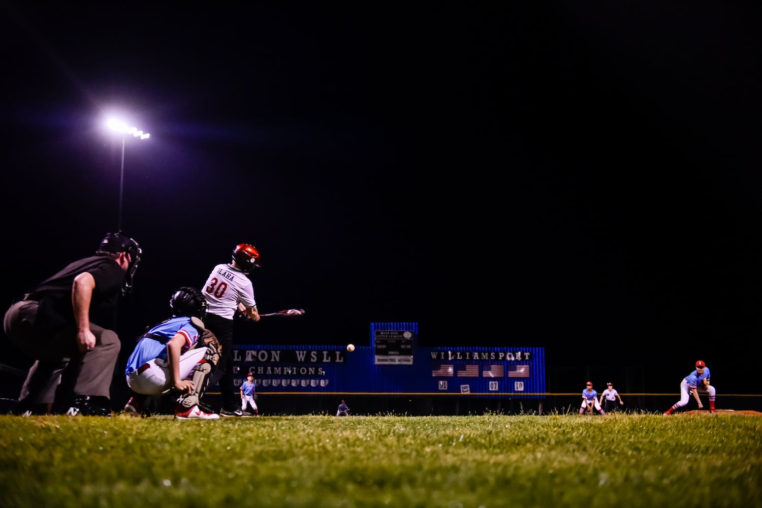 Youth baseball teams get back in action just after midnight