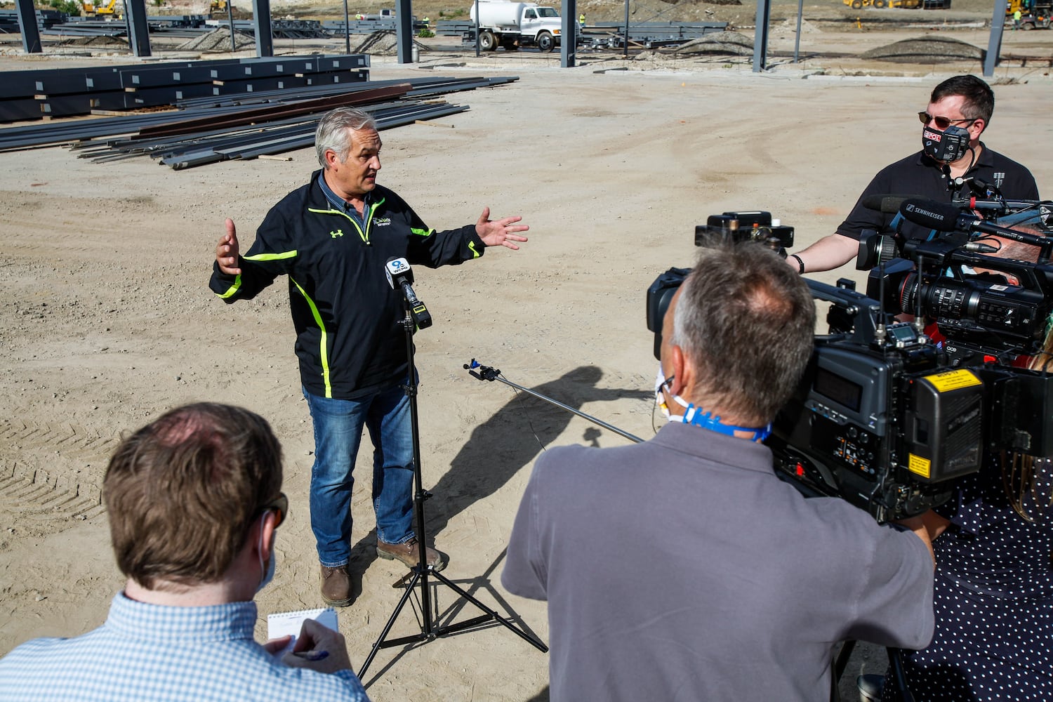 Tour of Spooky Nook Sports Champion Mill construction