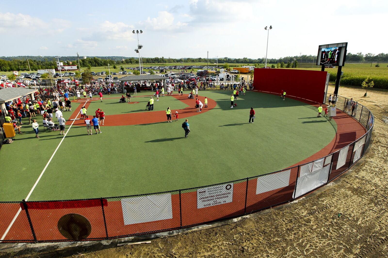 The Joe Nuxhall Miracle League Fields in Fairfield will be the site of a benefit wiffle ball tournament/walk Saturday, Oct. 14. JOURNAL-NEWS FILE PHOTO