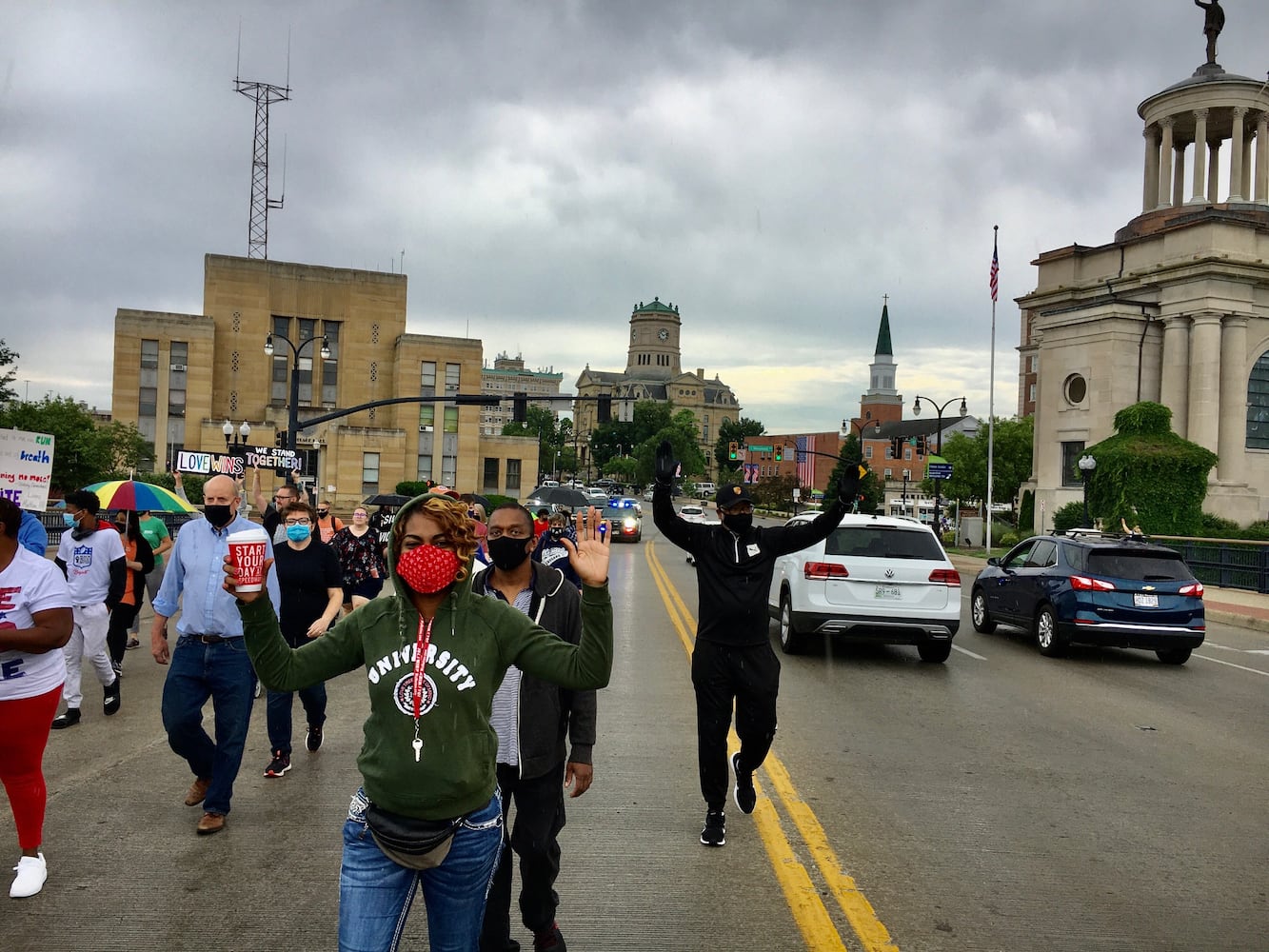 Hamilton protest march, June 13, 2020