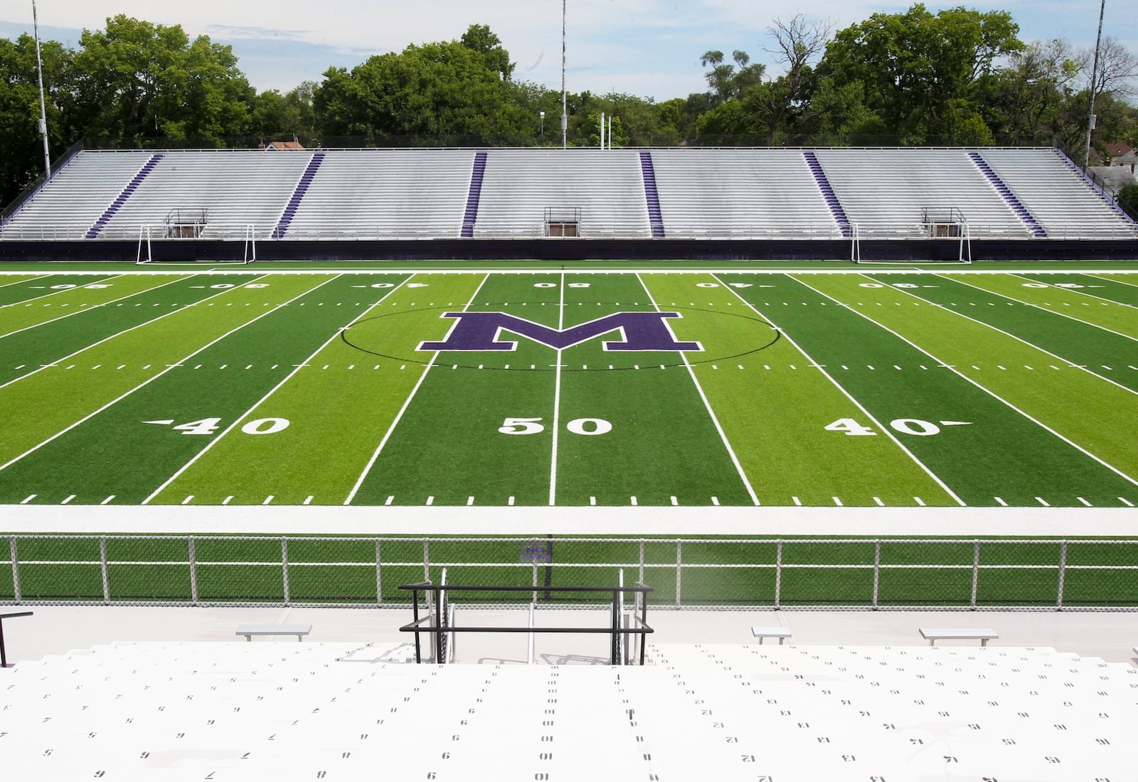 Barnitz Stadium in Middletown, home of the Middletown High School Middies football team.