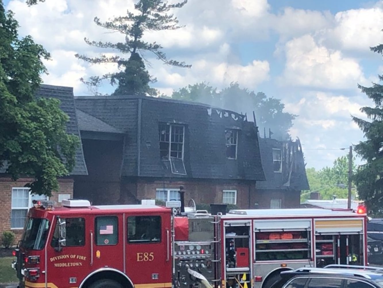 PHOTOS: Apartment fire in Middletown