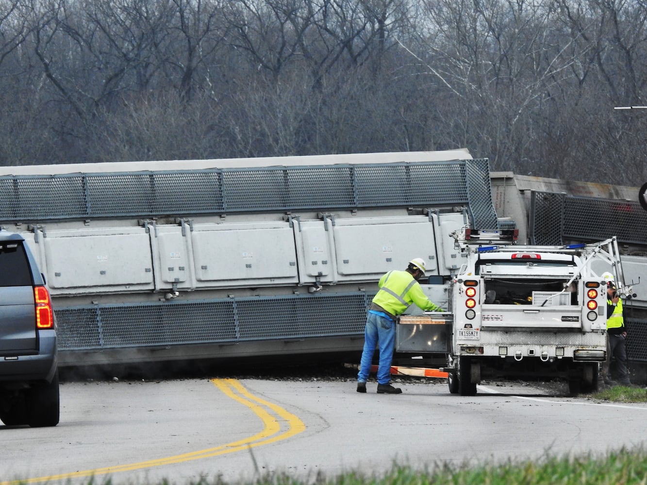 Train derailment in Wayne Twp. Butler County